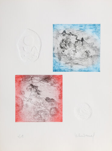 Blue and Red Horses par Lê Bá Đảng, Édition en vente sur Singulart
