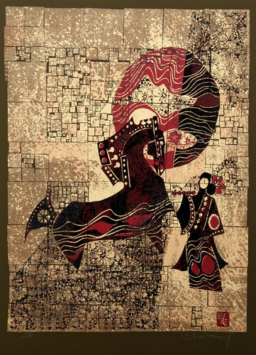 Untitled - Horse and Woman von Lê Bá Đảng, Druck kaufen auf Singulart