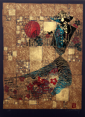 Untitled - Man and Sun by Lê Bá Đảng, Print for Sale on Singulart