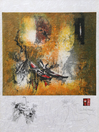 La Riviere Orange by Lê Bá Đảng, Print for Sale on Singulart