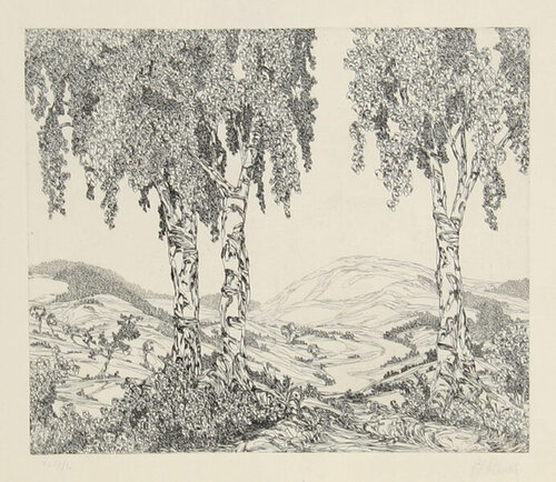 Untitled (Landscape B) von Hans Rauch, Druck kaufen auf Singulart