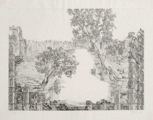 The Parchment Suite - Happy Apocalypse #5 van Hans Rauch, Afdruk te koop op Singulart