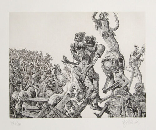 The Crazy Party Suite - Nothing is as it Seems by Hans Rauch, Print for Sale on Singulart