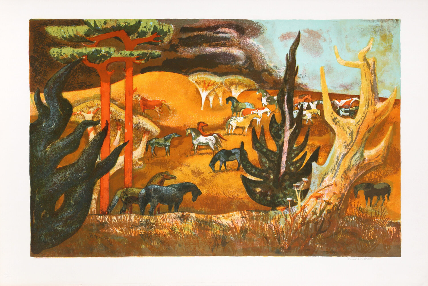 Summer Gold Millard Sheets Afdruk te koop