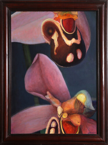 Two Orchids von Sylvia Roth, Malerei kaufen auf Singulart