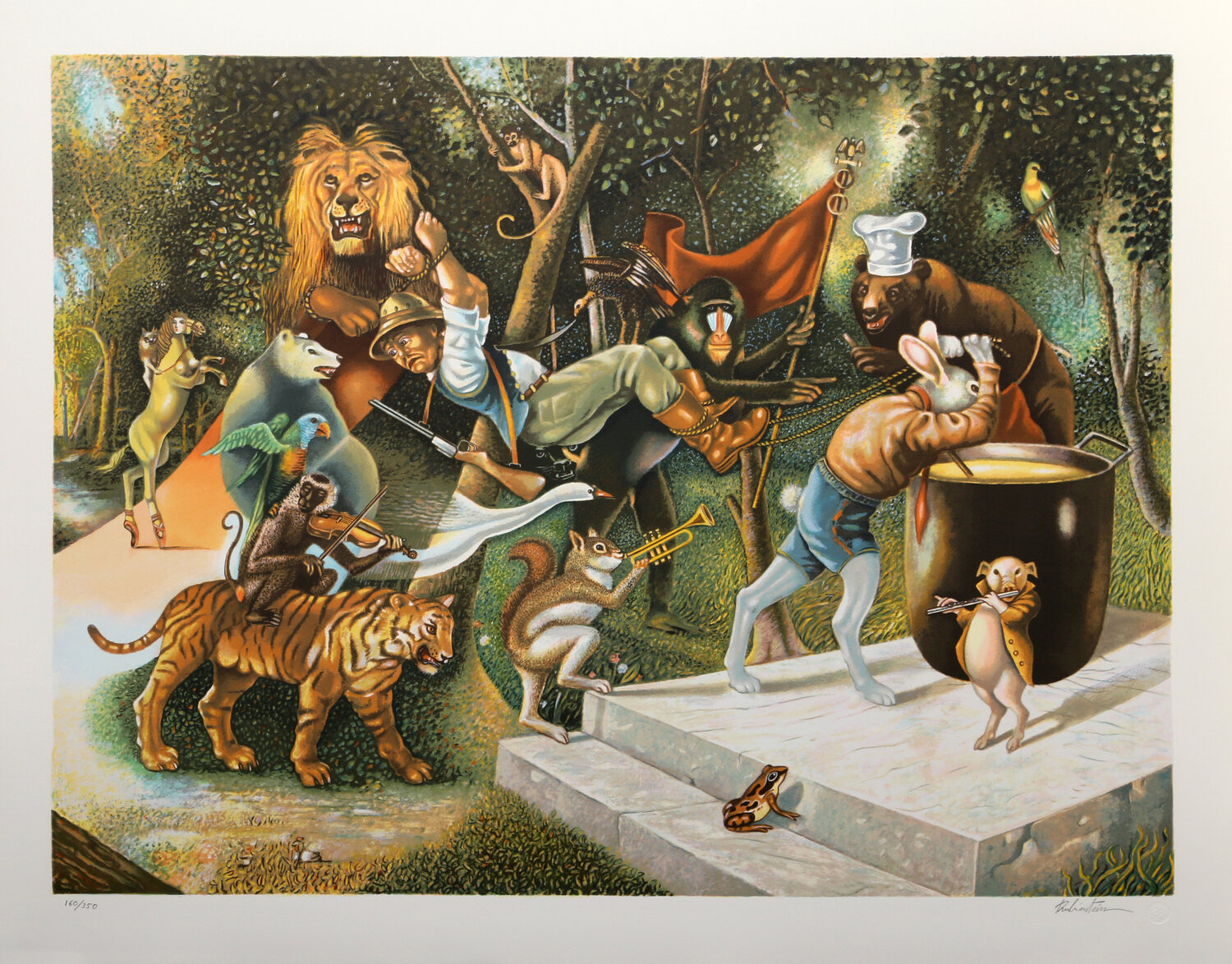 The Hunters Israel Rubinstein Stampa in vendita