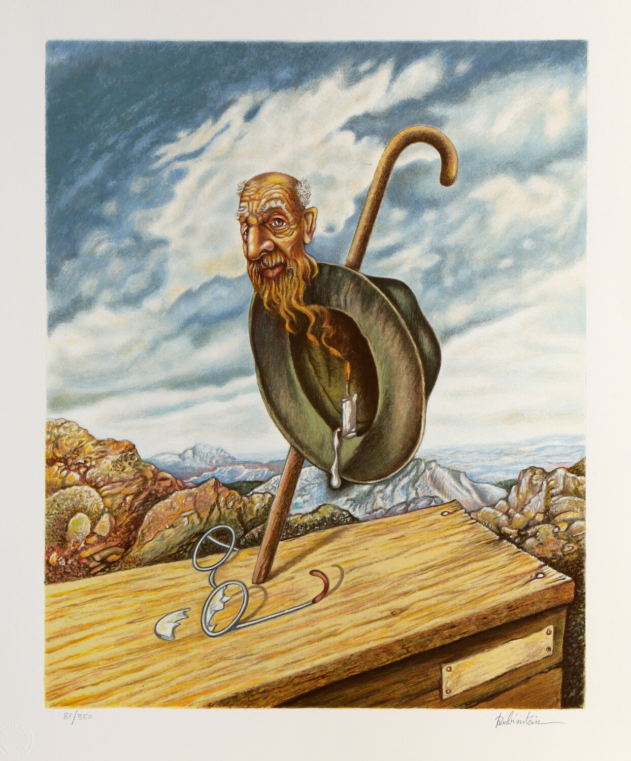 Old Age Israel Rubinstein Stampa in vendita