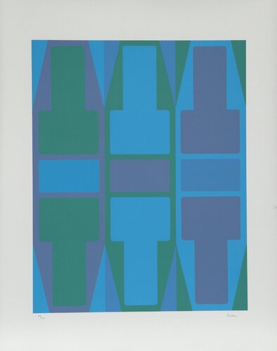 T Series (Blue) von Arthur Boden, Druck kaufen auf Singulart