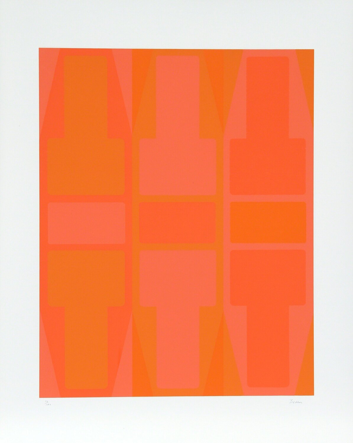 T Series (Orange) Arthur Boden Druck zu verkaufen
