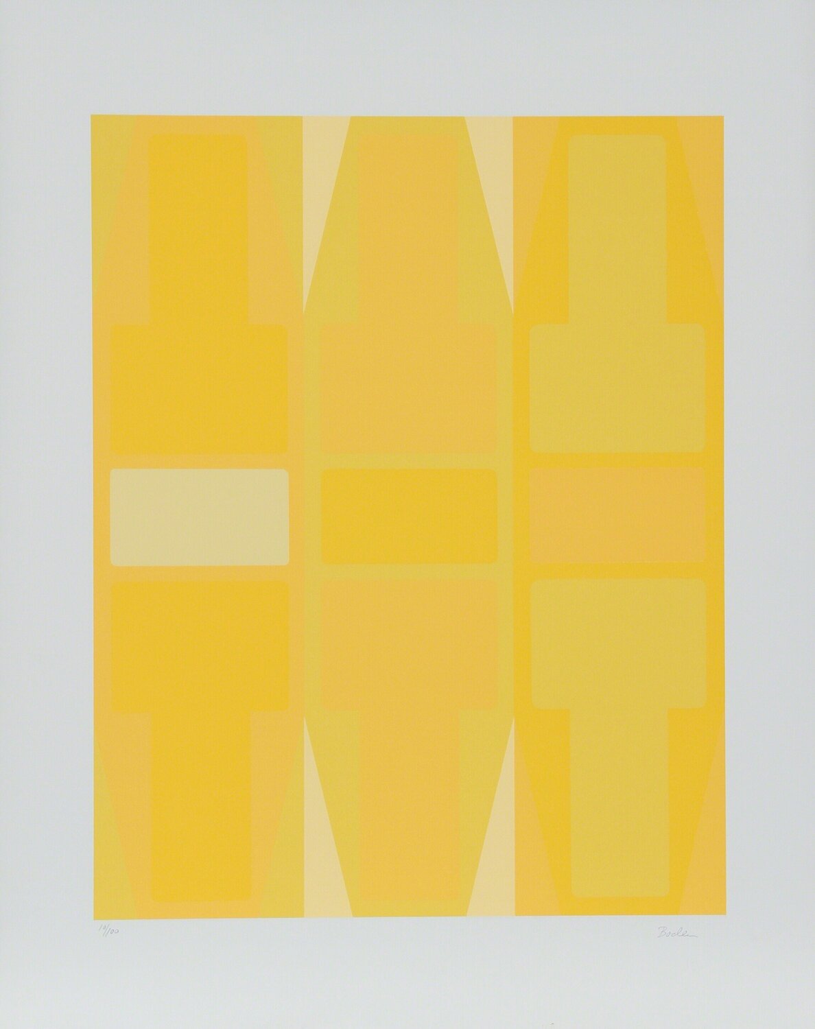 T Series (Yellow) Arthur Boden Stampa in vendita