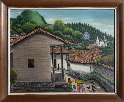 View from the House, San Antonio de Oriente de José Antonio Velásquez, Pintura a la venta en Singulart