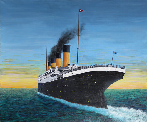 The Great Ship (Titanic) von Roy Ahlgren, Malerei kaufen auf Singulart