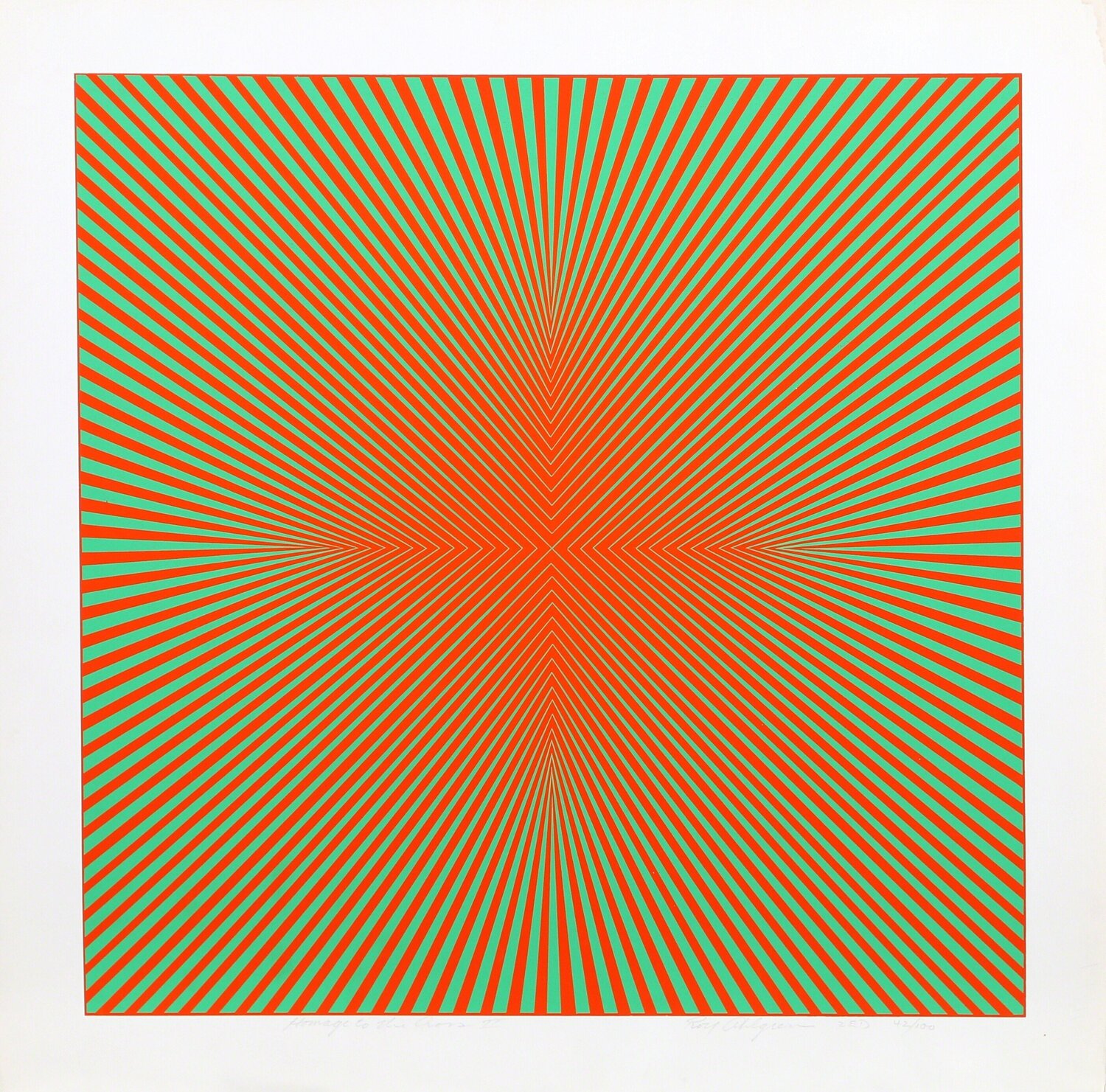 Homage to the Cross II Roy Ahlgren Druck zu verkaufen