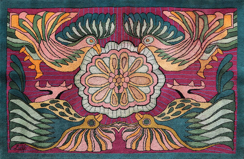 Four Birds di Victor Delfin, Tessile in vendita su Singulart