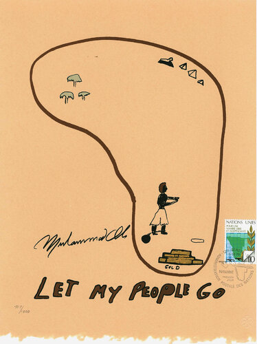 Let My People Go by Muhammad Ali, Print for Sale on Singulart