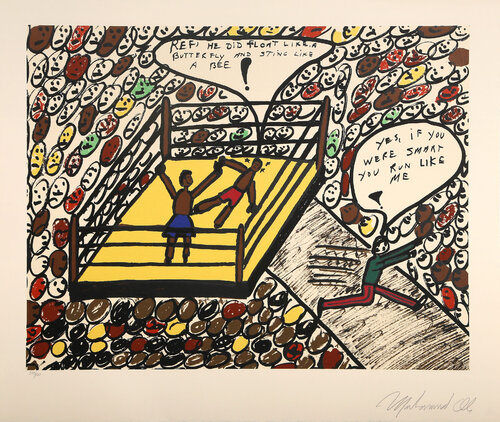 Sting Like a Bee by Muhammad Ali, 版畫 for Sale on Singulart