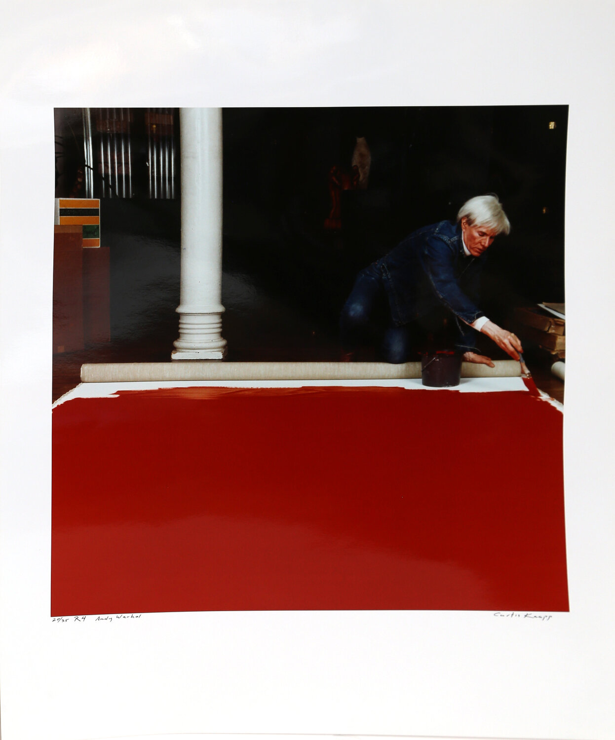Andy Warhol Red Series 4 Curtis Knapp Fotografie zu verkaufen