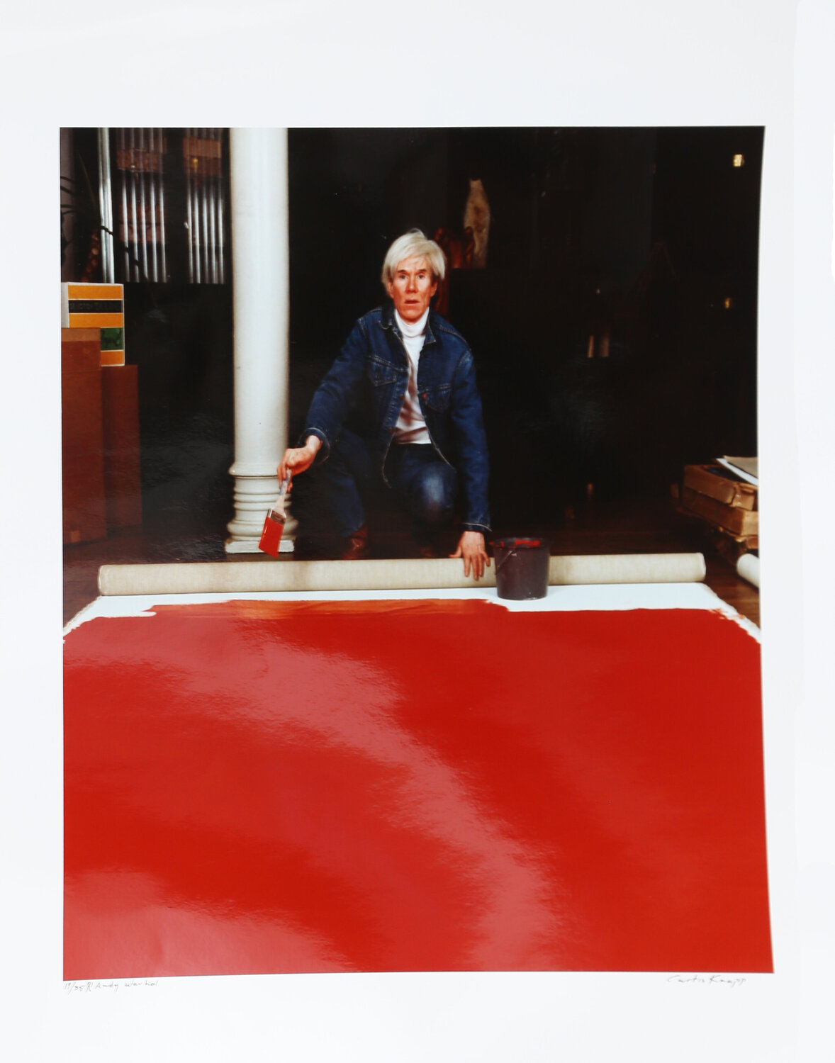 Andy Warhol Red Series 1 Curtis Knapp Fotografia in vendita