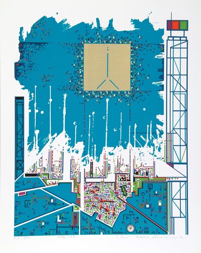 City 362 von Risaburo Kimura, Druck kaufen auf Singulart