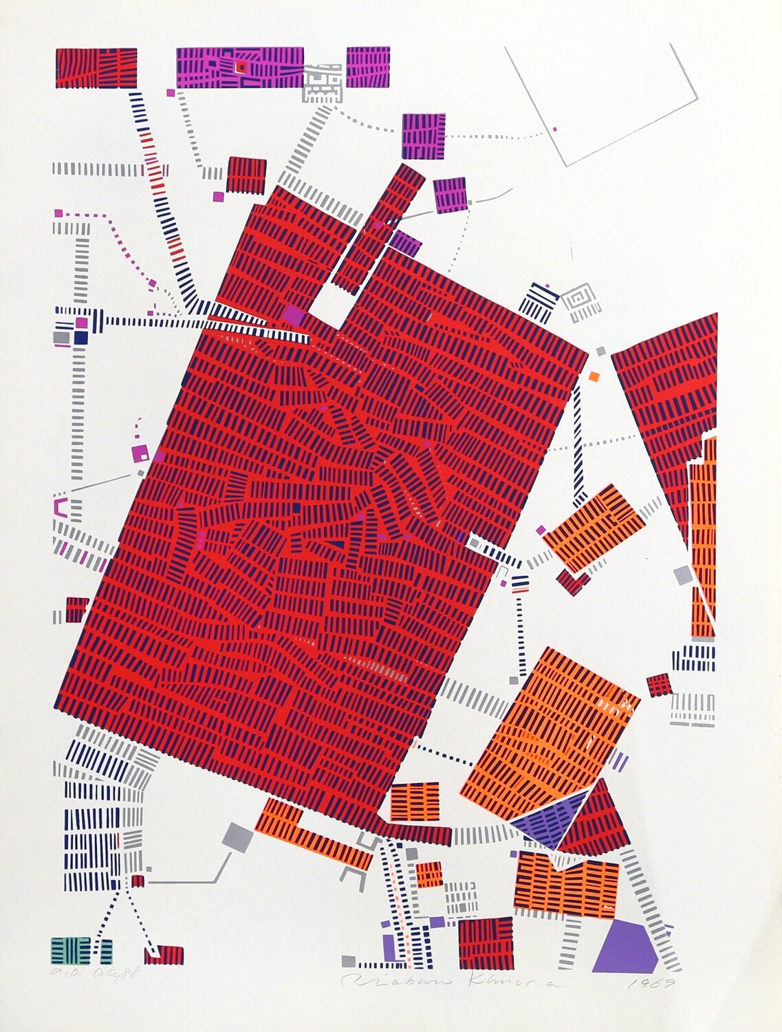 City 88 Risaburo Kimura Stampa in vendita