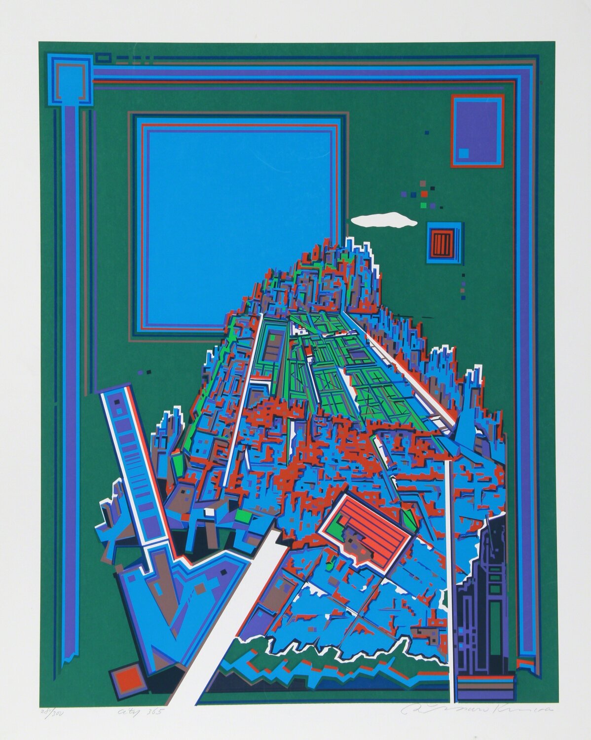 City 365 Risaburo Kimura Stampa in vendita