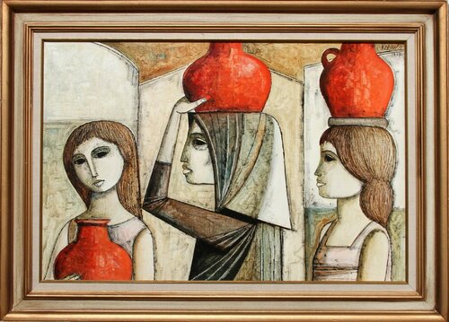 Waterbearers de Lucio Ranucci, Pintura a la venta en Singulart