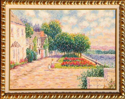 Roche-Guyan de Diane Monet, Pintura a la venta en Singulart