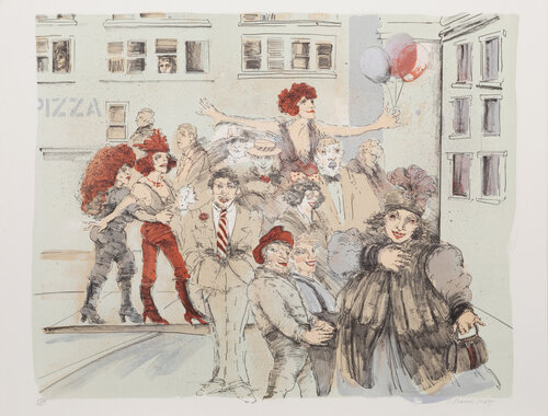 Pizza von Marcia Marx, Druck kaufen auf Singulart