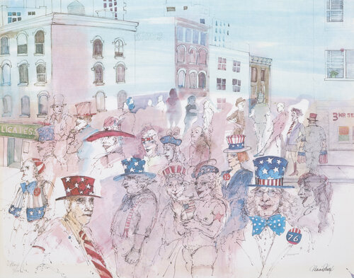 4th of July by Marcia Marx, Print for Sale on Singulart