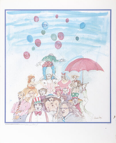 New School Celebrates Fellini by Marcia Marx, Print for Sale on Singulart