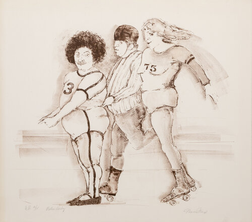 Roller Derby van Marcia Marx, Afdruk te koop op Singulart