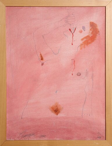 Lady Sword Swallower van Alejandro Colunga, Schilderij te koop op Singulart