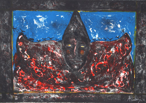 Payaso (Blue) by Alejandro Colunga, 版画 for Sale on Singulart