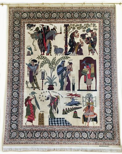 Who Knows Who (Passover) von Shlomo Katz, Textil kaufen auf Singulart
