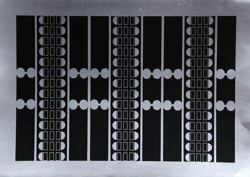 Black on Silver par Robert Squeri, Édition en vente sur Singulart