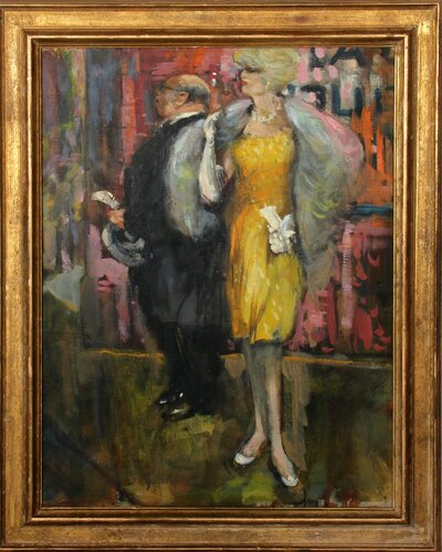 High Society Couple di Marshall Goodman, Pittura in vendita su Singulart