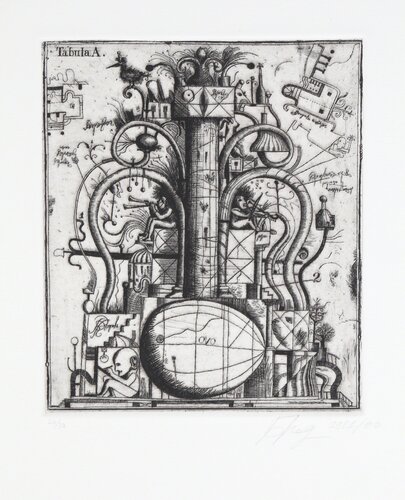 Tabula A from Brodsky and Utkin: Projects 1981 - 1990 by Brodsky & Utkin, Print for Sale on Singulart
