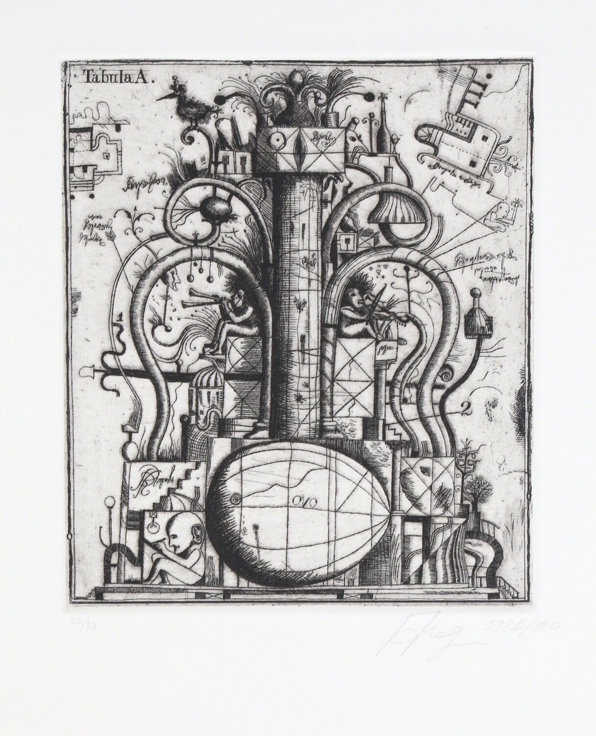 Tabula A from Brodsky and Utkin: Projects 1981 - 1990 Brodsky & Utkin Stampa in vendita
