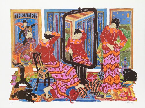 Theater #1 von Estelle Ginsburg, Druck kaufen auf Singulart