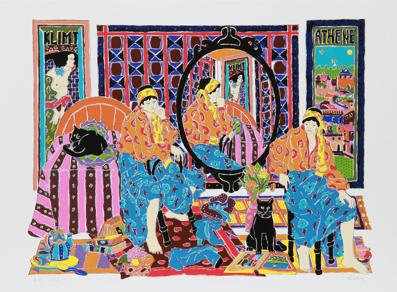 Klimt Estelle Ginsburg Stampa in vendita