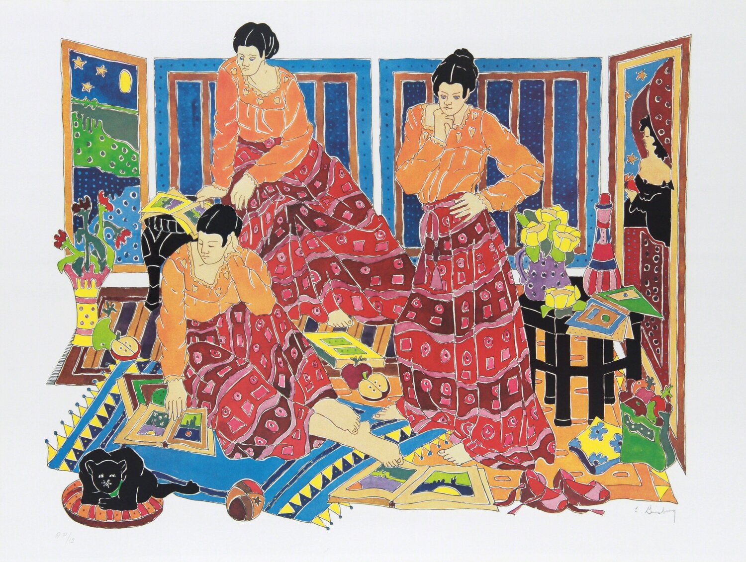 Three Graces Estelle Ginsburg Stampa in vendita