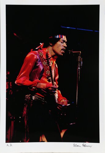  Jimi Hendrix, The Fillmore East First Show 12/31/69 von Alan Herr, Fotografie kaufen auf Singulart