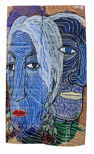 nach "falsche Bewegung" von Friederike Mayröcker, Urheberrecht Katharina Kretschmer - Verkauf als gesamten Zyklus de Katharina Kretschmer, Pintura a la venta en Singulart