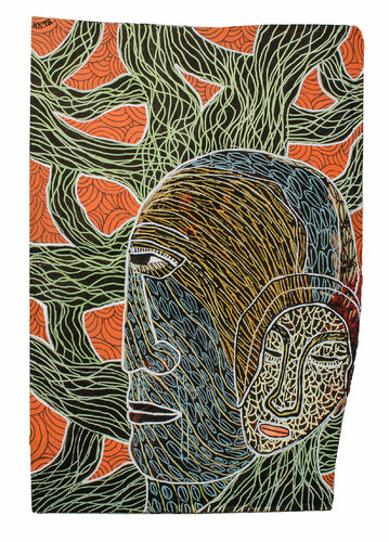 nach "wo du auch hingehst" von Friederike Mayröcker, Urheberrecht Katharina Kretschmer - Verkauf als gesamten Zyklus van Katharina Kretschmer, Schilderij te koop op Singulart