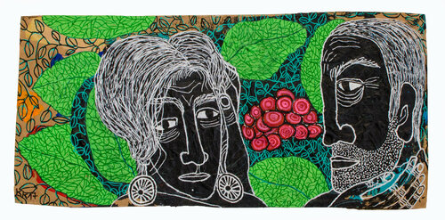 nach "zu einem Brecht Gedicht" von Friederike Mayröcker, Urheberrecht Katharina Kretschmer - Verkauf als gesamten Zyklus von Katharina Kretschmer, Malerei kaufen auf Singulart