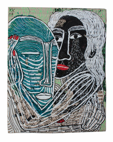 nach "als du heute weggingst mein Herz" von Friederike Mayröcker, Urheberrecht Katharina Kretschmer - Verkauf als gesamten Zyklus von Katharina Kretschmer, Malerei kaufen auf Singulart