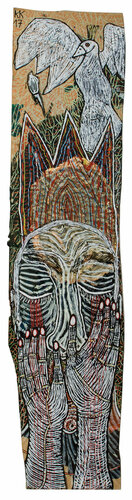 nach "das ist das alte Jahr die Träne" von Friederike Mayröcker, Urheberrecht Katharina Kretschmer - Verkauf als gesamten Zyklus de Katharina Kretschmer, Pintura a la venta en Singulart