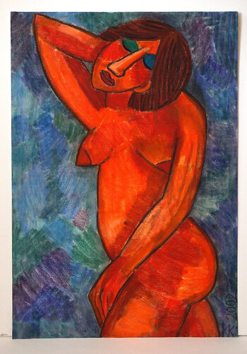 Träumende, Urheberrecht Katharina Kretschmer par Katharina Kretschmer, Œuvre sur papier en vente sur Singulart
