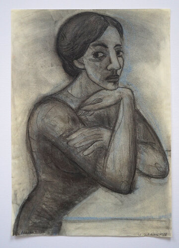 Medea, Urheberrecht Katharina Kretschmer - Verkauf zusammen mit Jason par Katharina Kretschmer, Œuvre sur papier en vente sur Singulart