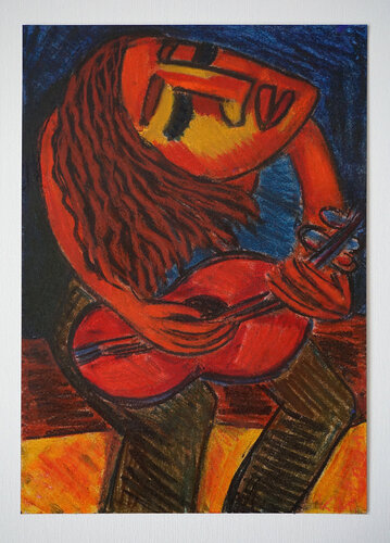 Vengo, Urheberrecht Katharina Kretschmer - Verkauf als Triptychon mit Vengo II und Vengo III di Katharina Kretschmer, Opera su carta in vendita su Singulart